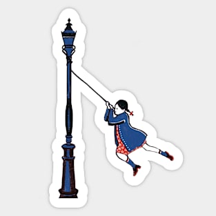 Parisian girl Sticker